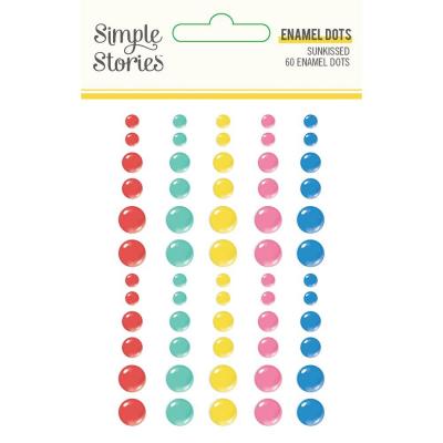Simple Stories Sunkissed - Enamel Dots